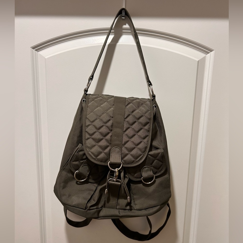 Travelon small backpack dark green